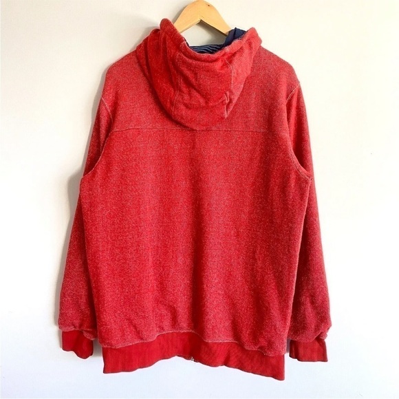 BURTON Reversible Full Zip Sweatshirt Hoodie Mens Size L - Picture 2 of 11